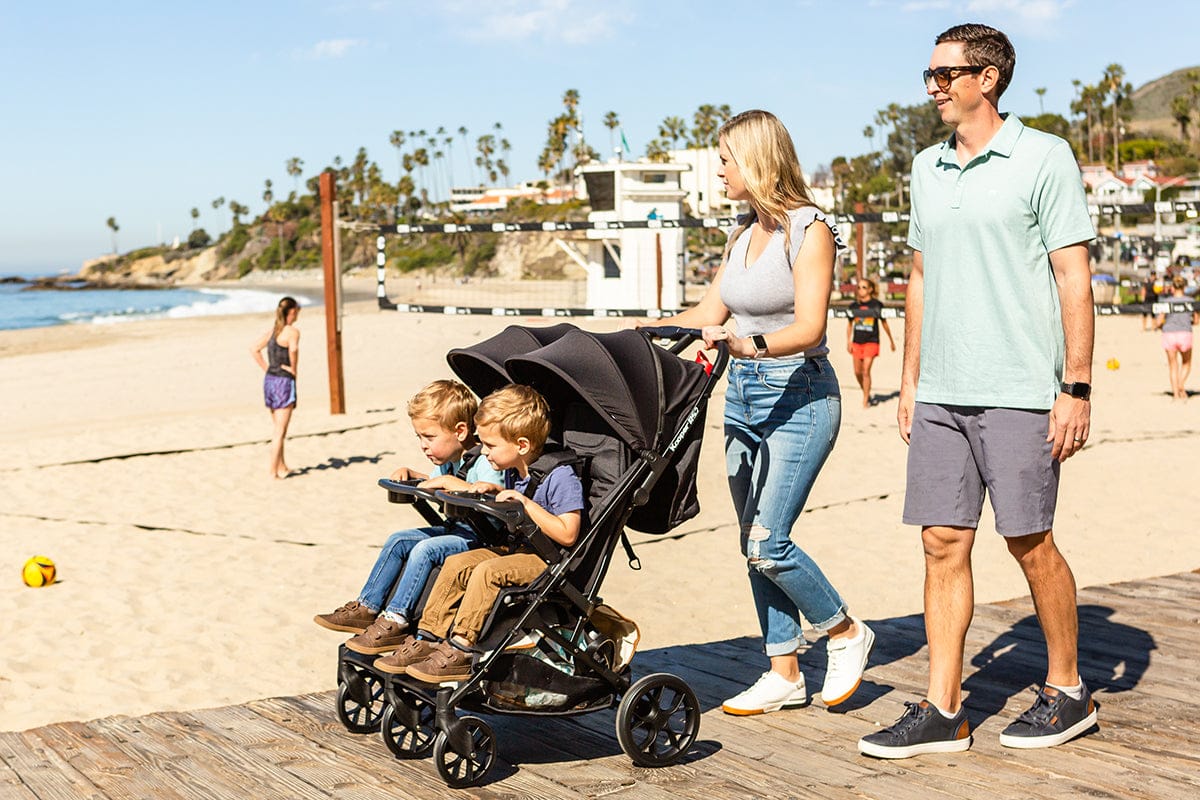 Joovy Kooper RS2 Double Stroller - Black - 8517-J