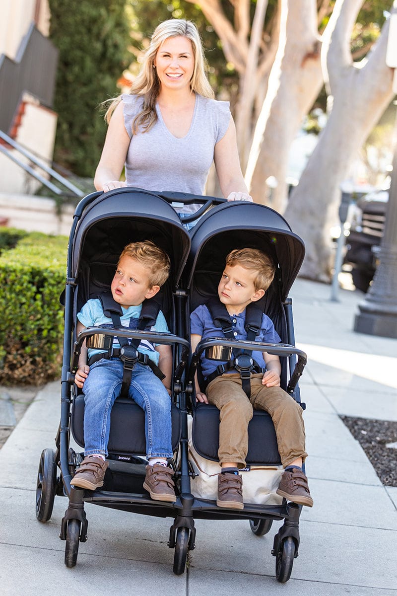 Joovy Kooper RS2 Double Stroller - Black - 8517-J