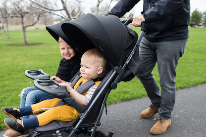 Joovy Kooper X2 Compact Double Stroller - Black - 8237-J