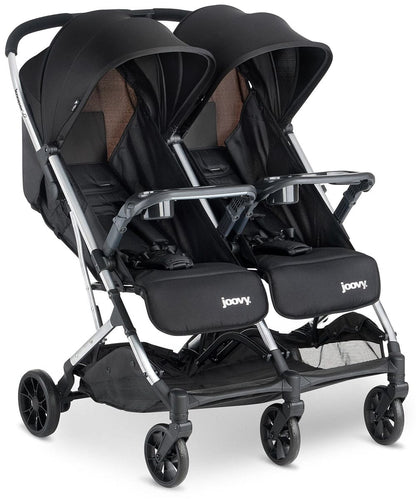 Joovy Kooper X2 Compact Double Stroller - Black