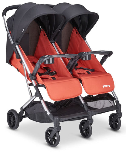 Joovy Kooper X2 Compact Double Stroller - Paprika