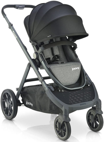 ベビーカー・バギー JOOVY QOOL Joovy Qool Single to Double Stroller - Grey Melange – Albee Baby