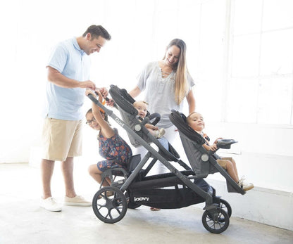 Joovy Qool Convertible Modular Single Double Triple Stroller