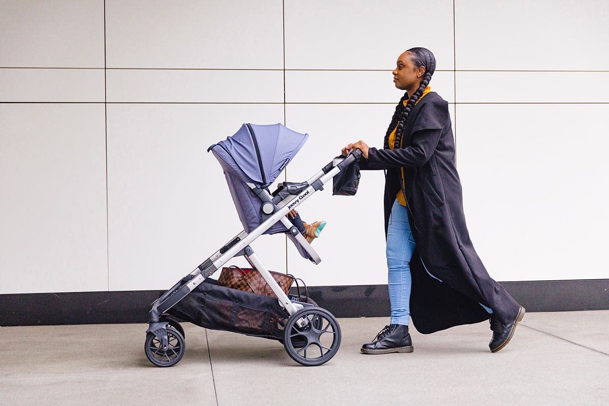 Joovy Qool Single to Double Stroller - Slate - 8309-J