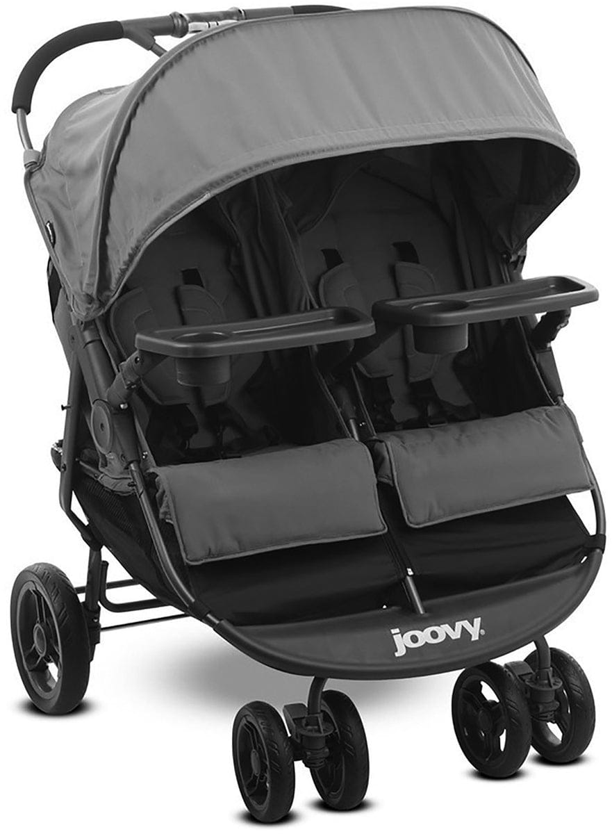 Joovy Scooter X2 Double Stroller with Tray - Charcoal