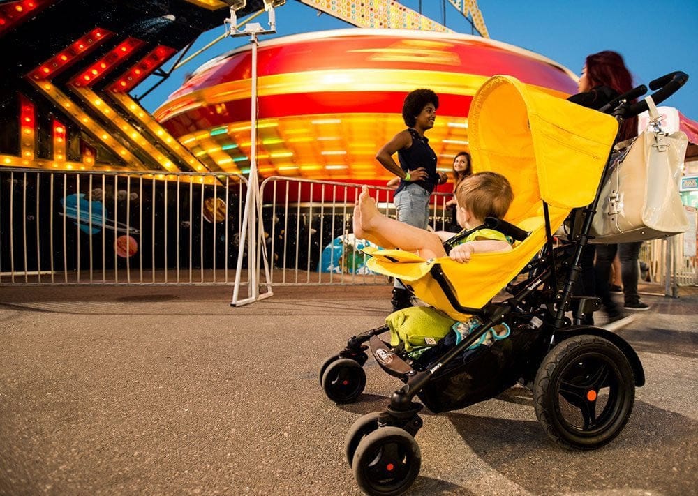 Joovy TooFold Sit & Stand Double Stroller - Black - 00557-J