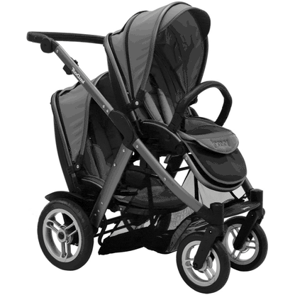 Joovy TooQool Double Stroller in Charcoal - 8019