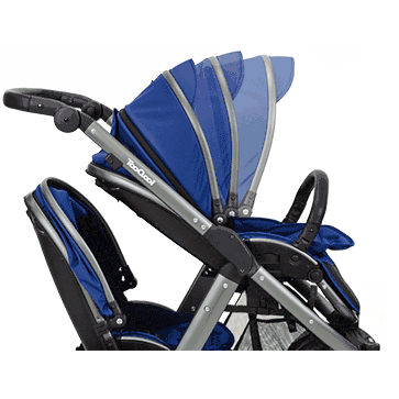 Joovy TooQool Double Stroller in Charcoal - 8019