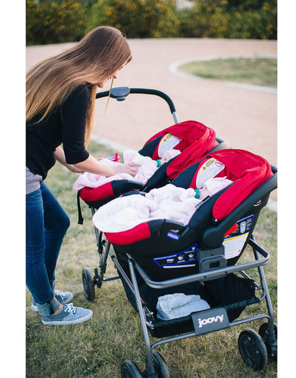 Joovy TwinRoo+ Infant Car Seat Frame Stroller - 00848-J