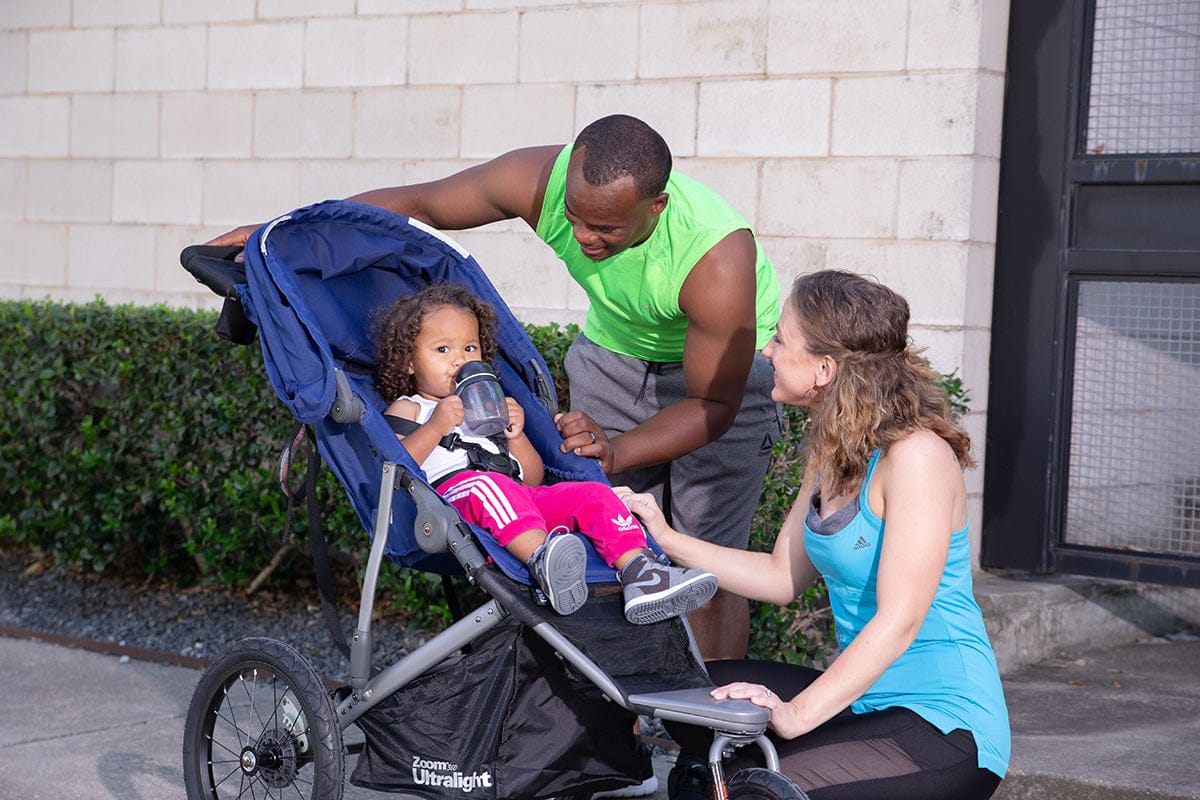 Joovy Zoom 360 Ultralight Jogging Stroller - Black - 8367-DS