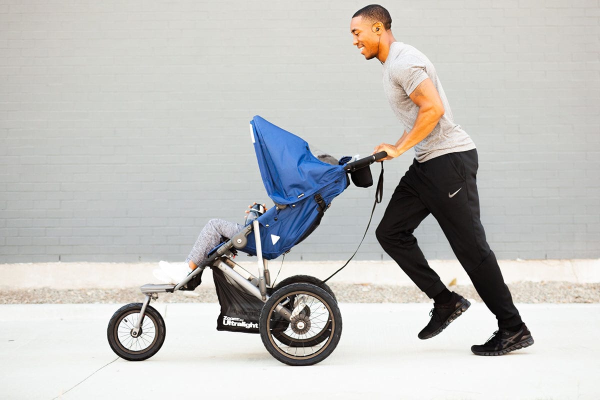 Joovy Zoom360 Ultralight Lightweight Performance Jogging Single Stroller - Blueberry - 8360-J