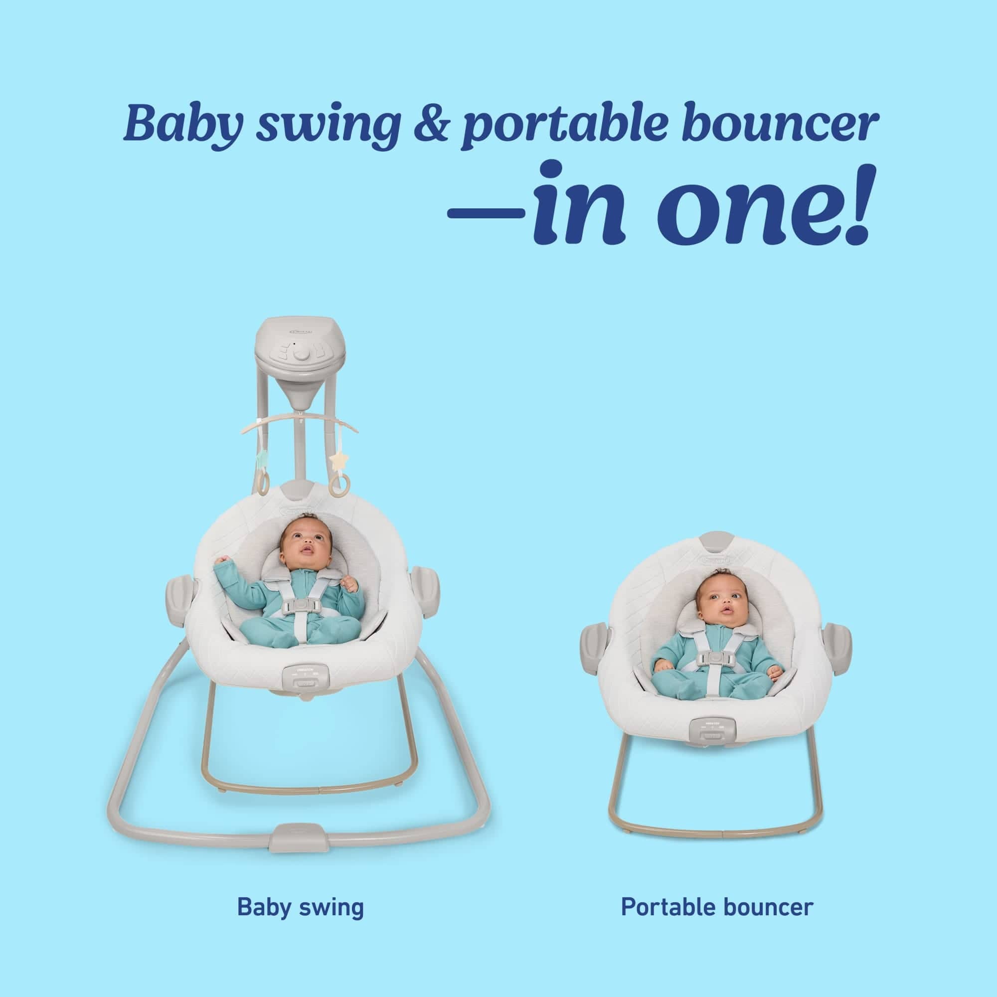 Graco DuetConnect LX Baby Swing and Bouncer - Wales – Albee Baby