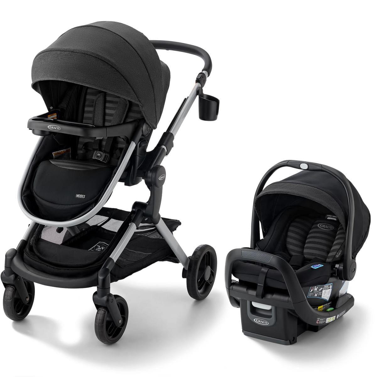 Graco Modes Nest DLX 3-in-1 Travel System - Raven - 2215523