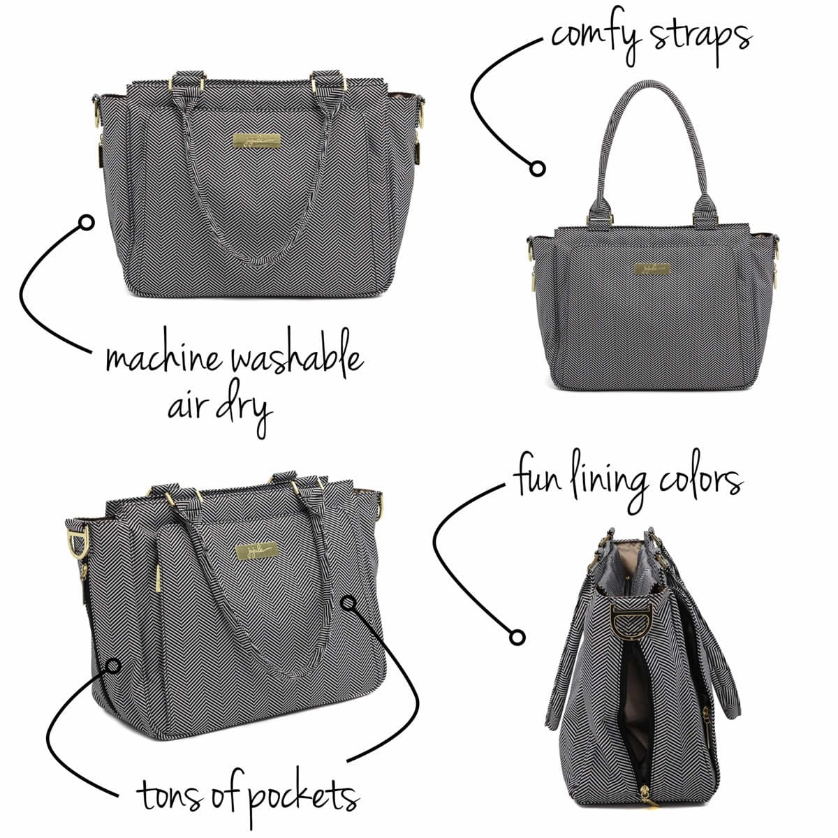 Ju-Ju-Be Be Classy Tote Diaper Bag - The Queen of the Nile - 15FB01L-TQN