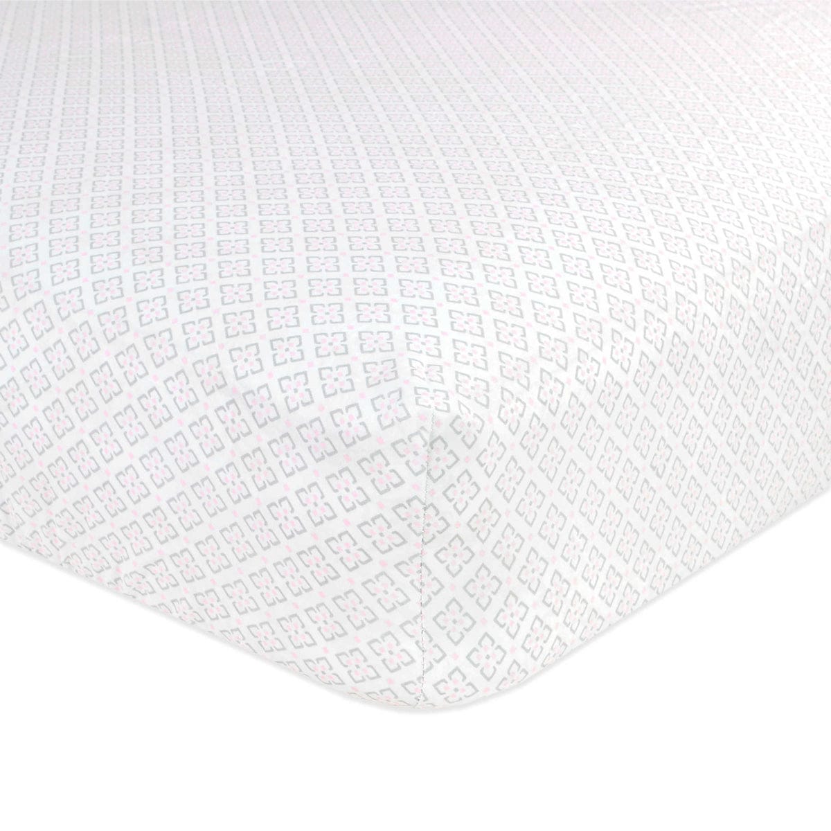 Just Born Crib Sheet - Bridgeport Pink - 22266131755