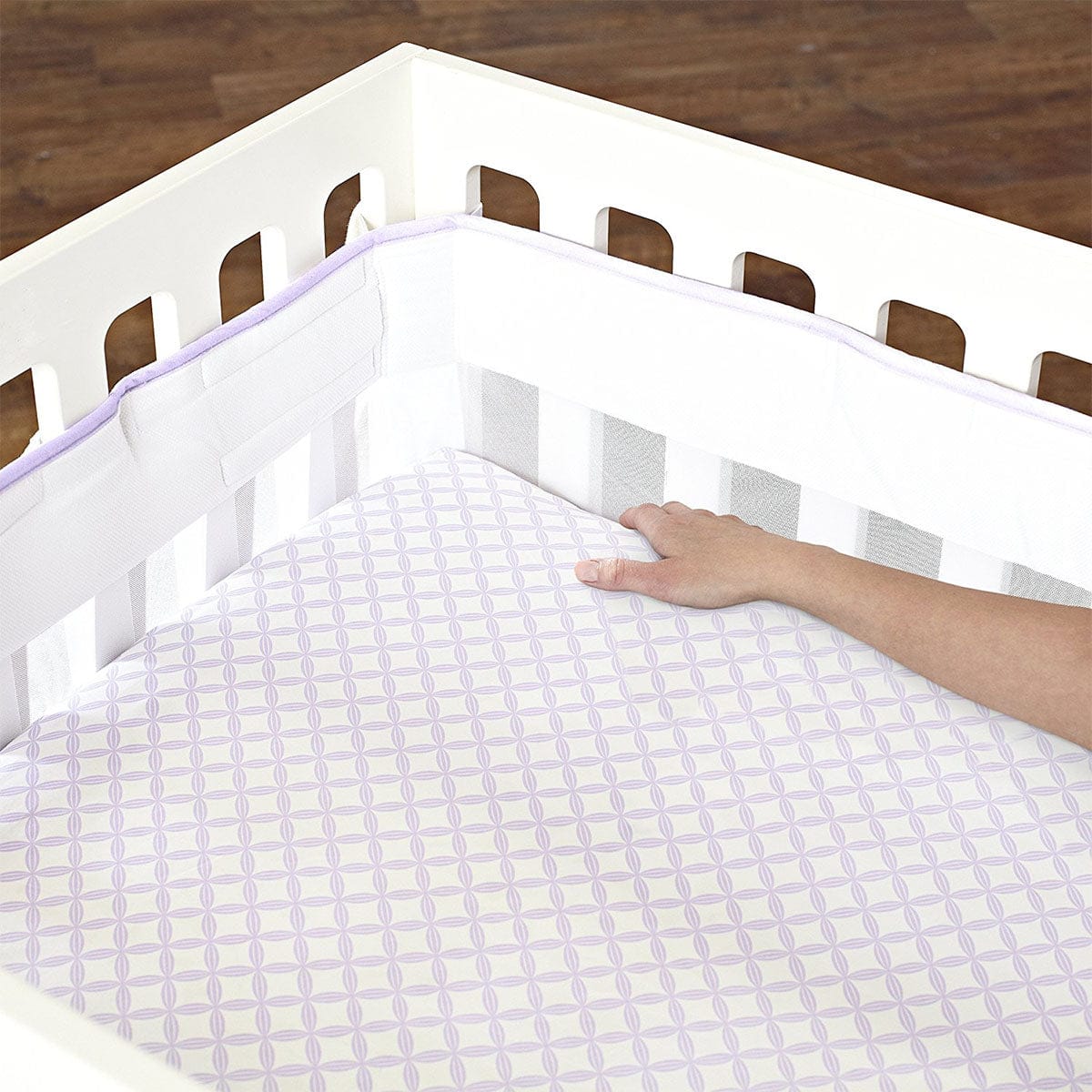 Just Born Fresh Air Crib Liner - Lilac - 25306113BGR1OSZ
