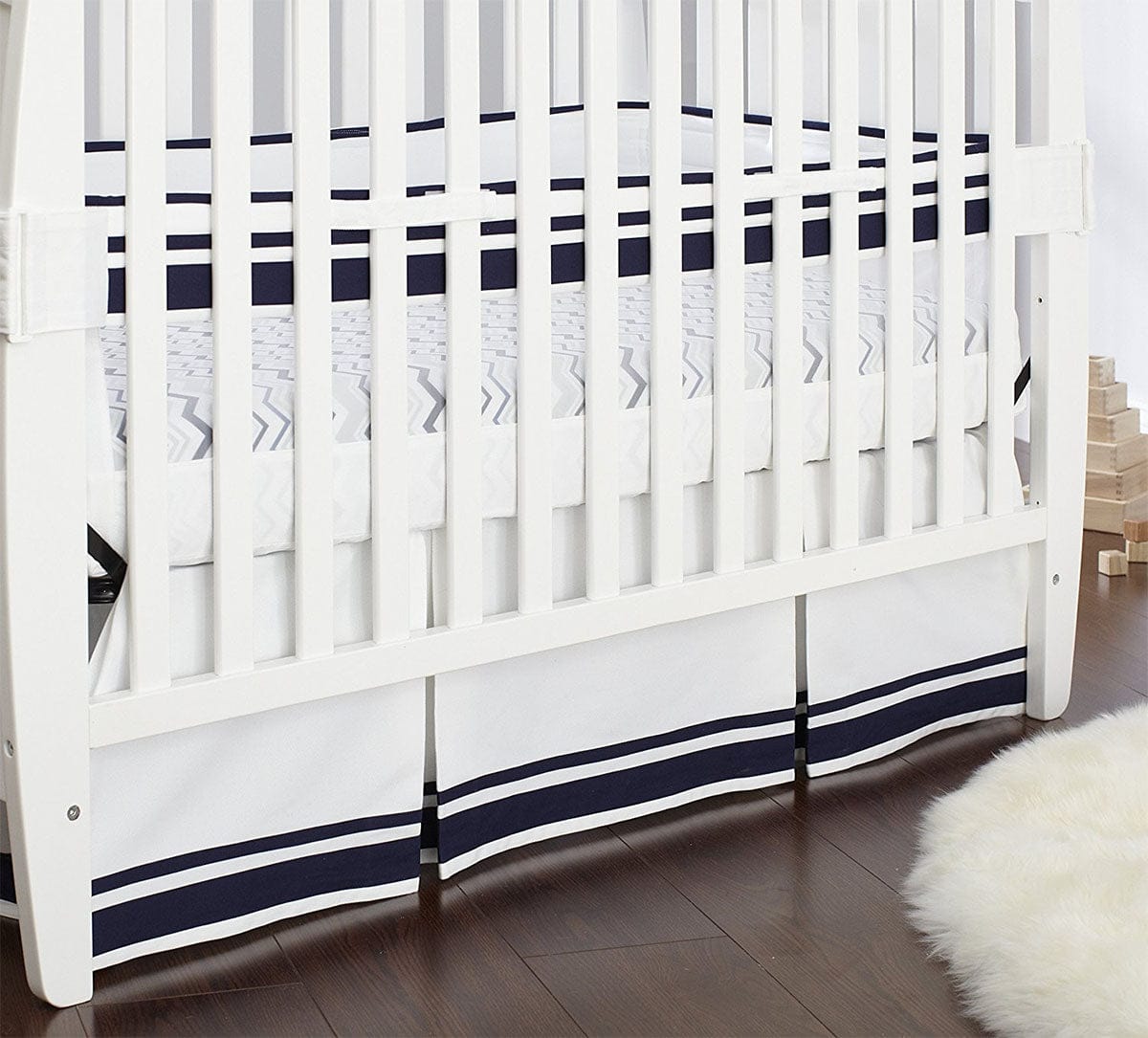 Just Born Fresh Air Crib Liner - Navy - 22266114178