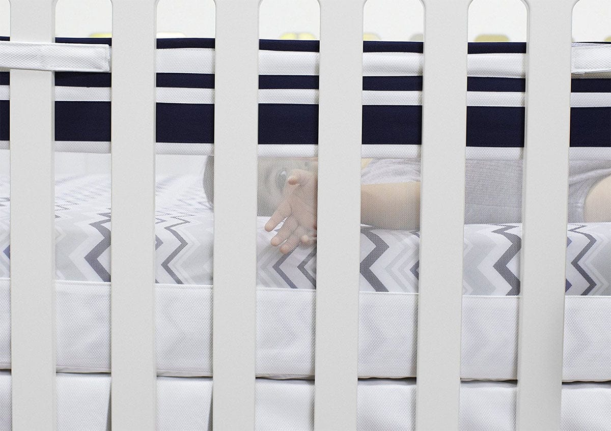 Just Born Fresh Air Crib Liner - Navy - 22266114178