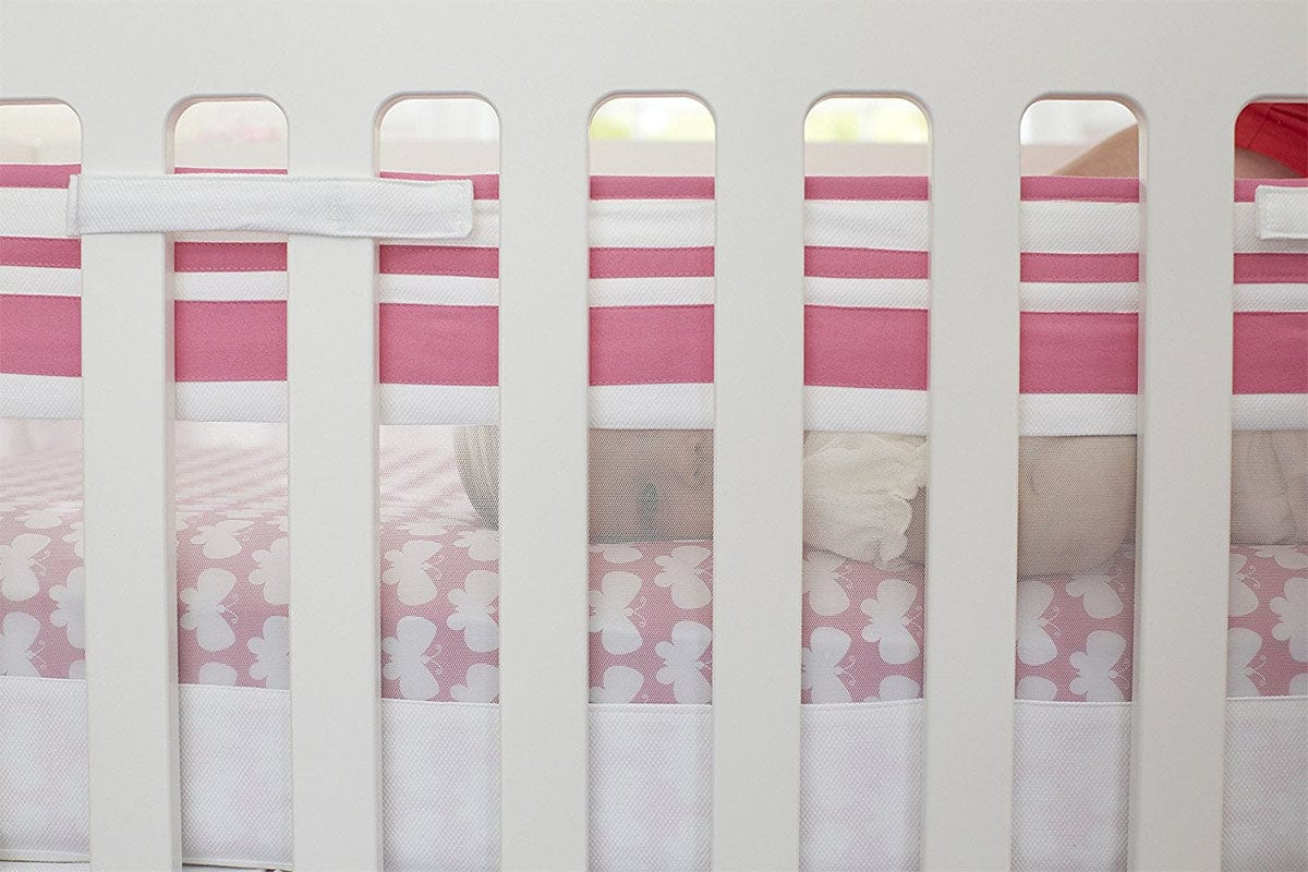Just Born Fresh Air Crib Liner - Pink - 22266131762