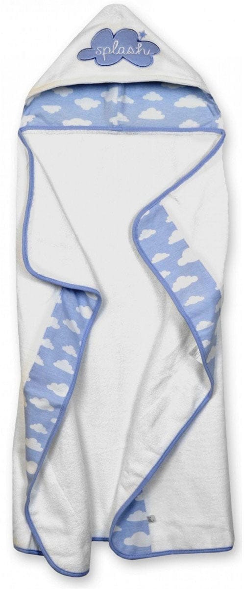 Just Born Hooded Towel - Clouds Blue - 55215113NBOYOSZ
