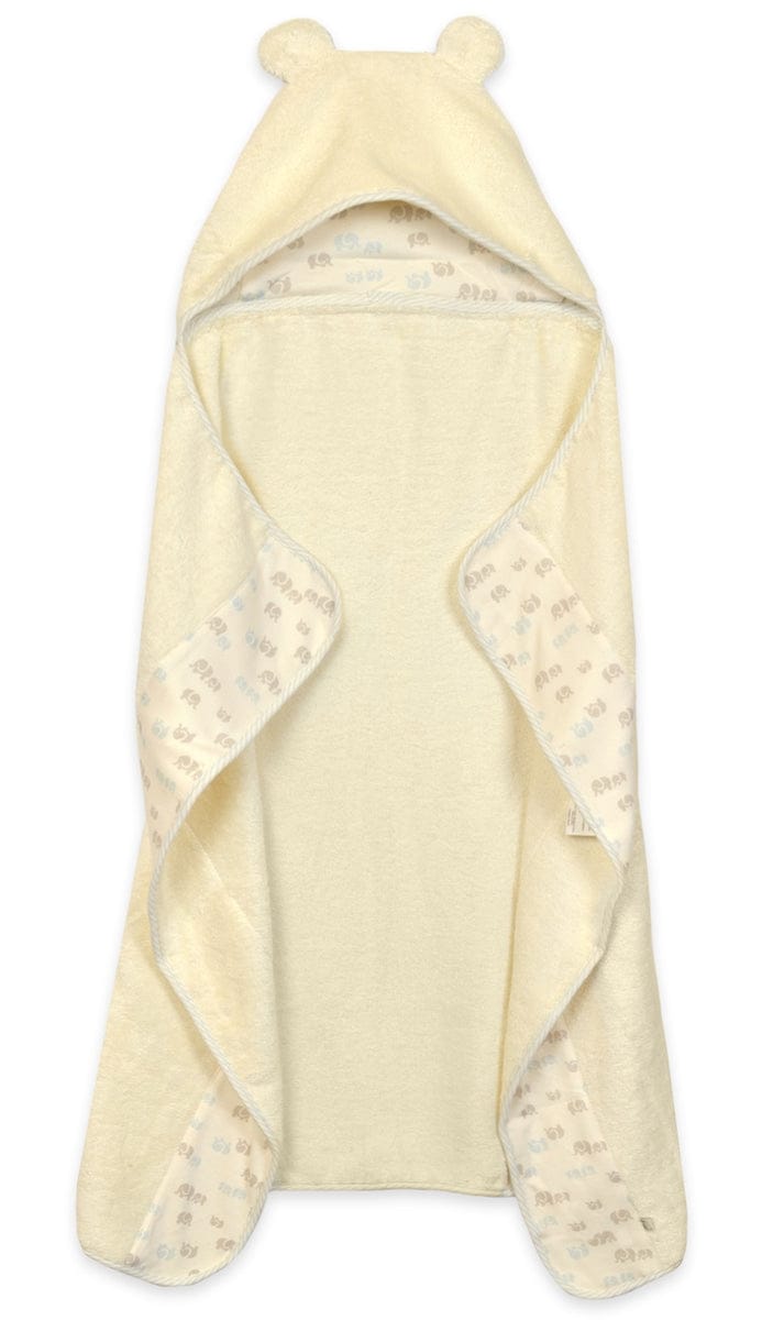 Just Born Organic Hooded Towel - Blue Elephant - 55213113NBOYOSZ