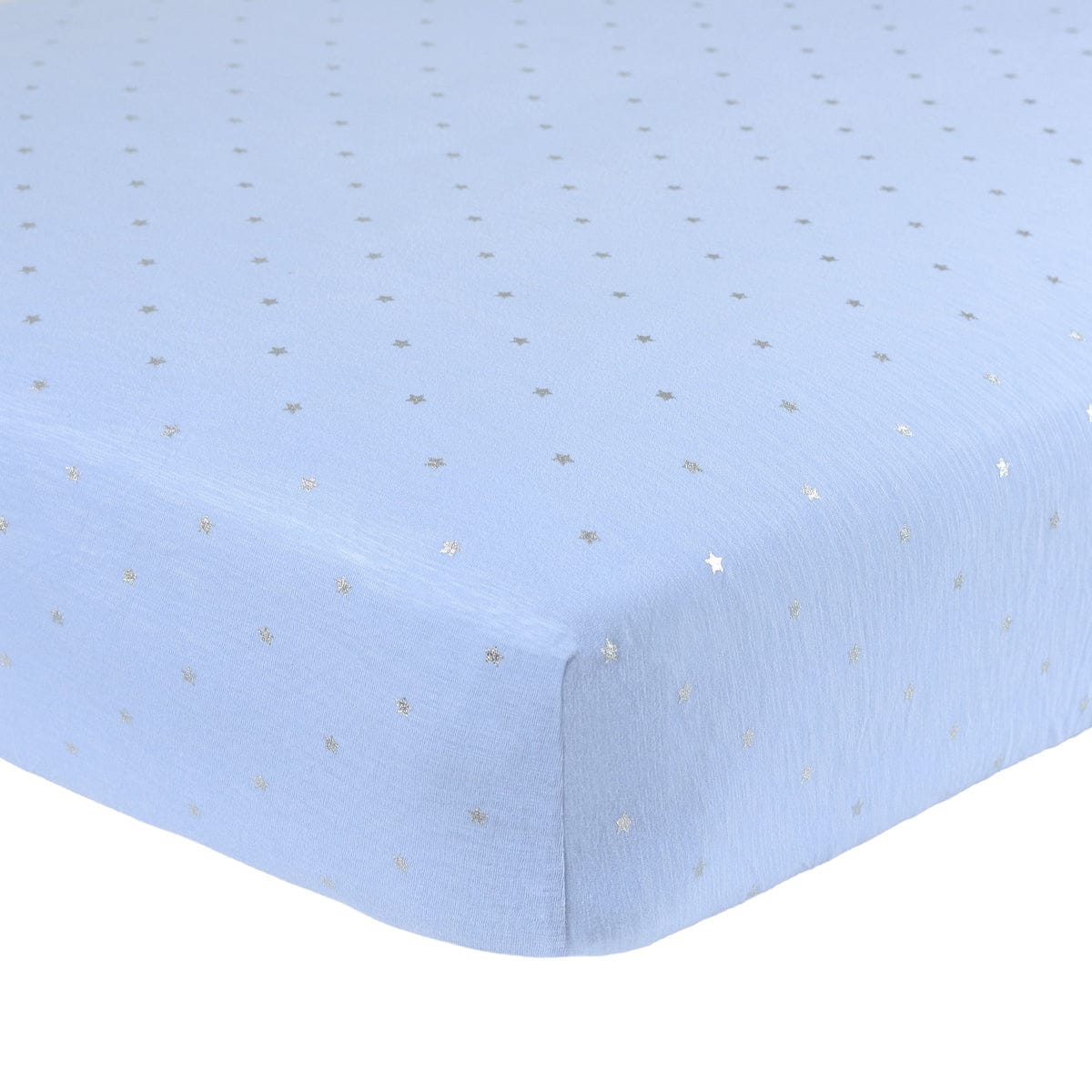 Just Born Sparkle Crib Sheet - Blue - 36112113NBY1OSZ