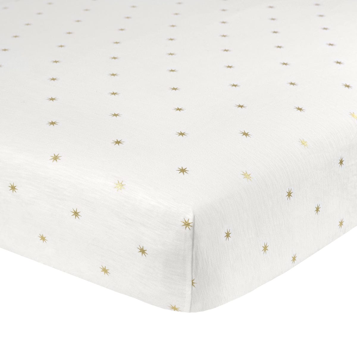 Just Born Sparkle Crib Sheet - Ivory - 36109113NNE4OSZ