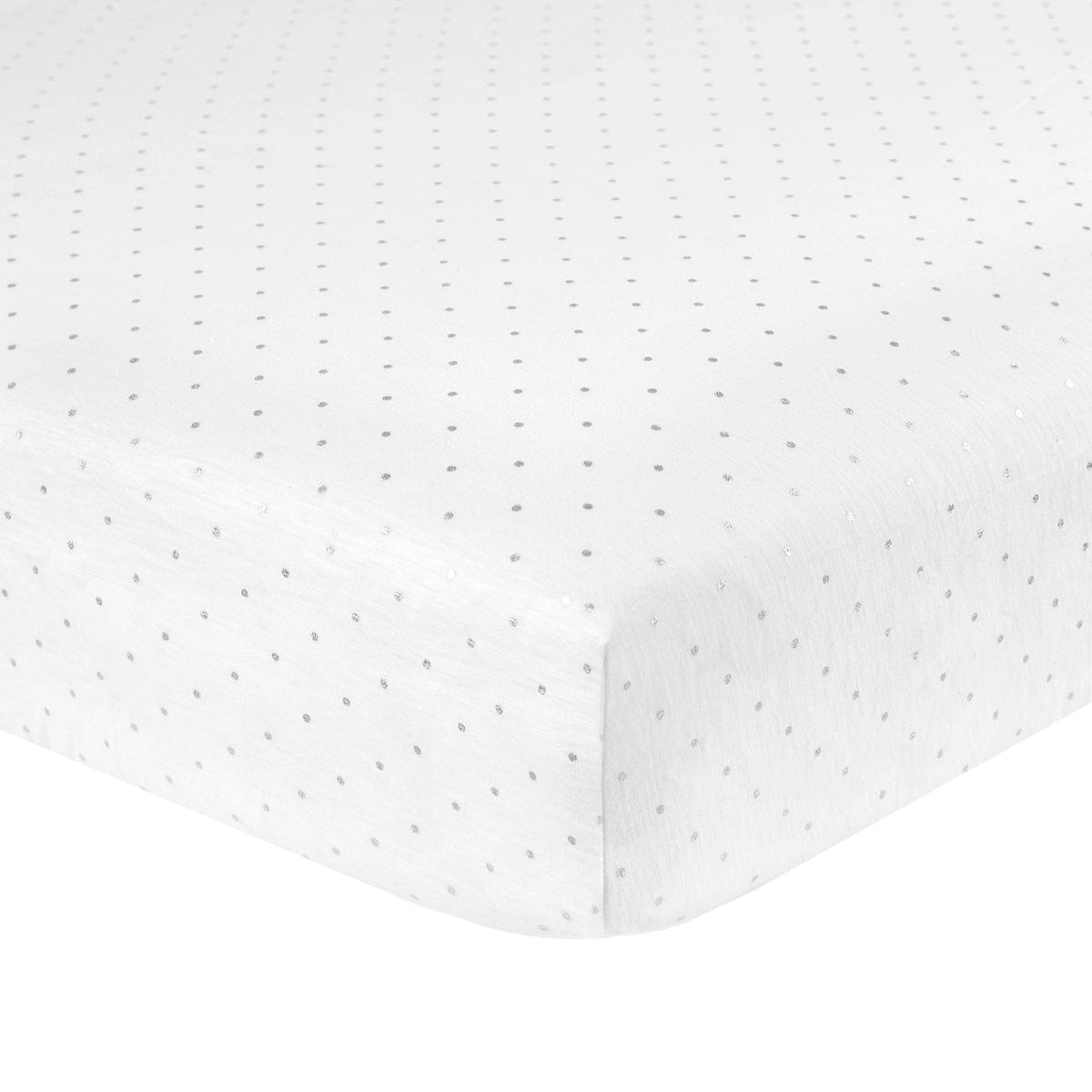 Just Born Sparkle Crib Sheet - White - 36109113NNE3OSZ