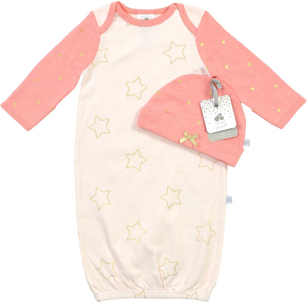 Just Born Sparkle Gown & Hat - Girl - 22266151647