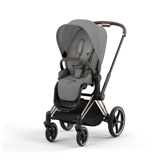 Cybex OPEN BOX Priam 4 Stroller (One Box) - Rose Gold / Mirage Grey - 523001599-OB