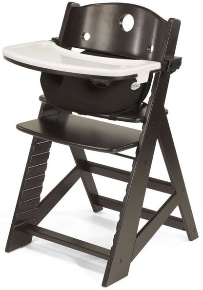 Keekaroo Height Right High Chair & Infant Insert - Espresso / Black - 005-51604-BLK