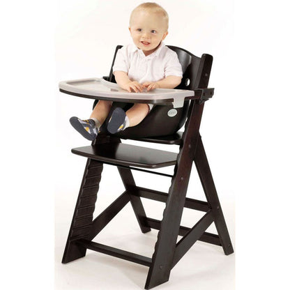 Keekaroo Height Right High Chair & Infant Insert - Espresso/Chocolate - ESP-516-525-CHO