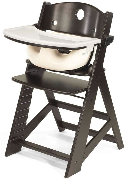Keekaroo Height Right High Chair & Infant Insert - Espresso / Vanilla - 005-51604-VAN