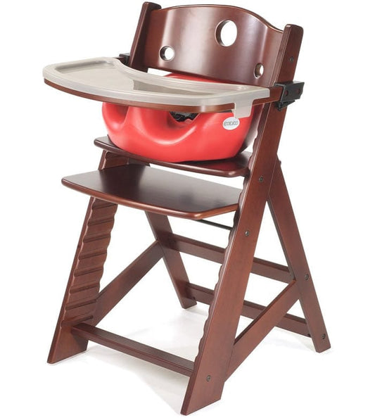 Keekaroo Height Right High Chair & Infant Insert - Mahogany/Cherry - 029-516-525-CHE