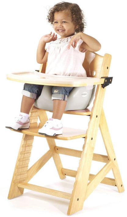 Keekaroo Height Right High Chair & Infant Insert - Natural / Vanilla - 005-51602-VAN