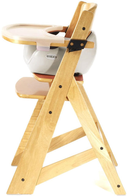 Keekaroo Height Right High Chair & Infant Insert - Natural / Vanilla - 005-51602-VAN