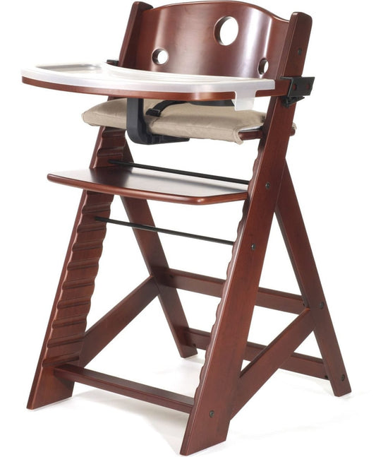 Keekaroo Height Right High Chair with Tray - Mahogany - 0050033KR-0001