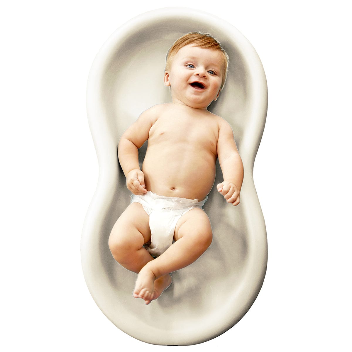 Keekaroo Peanut Diaper Changer - Vanilla