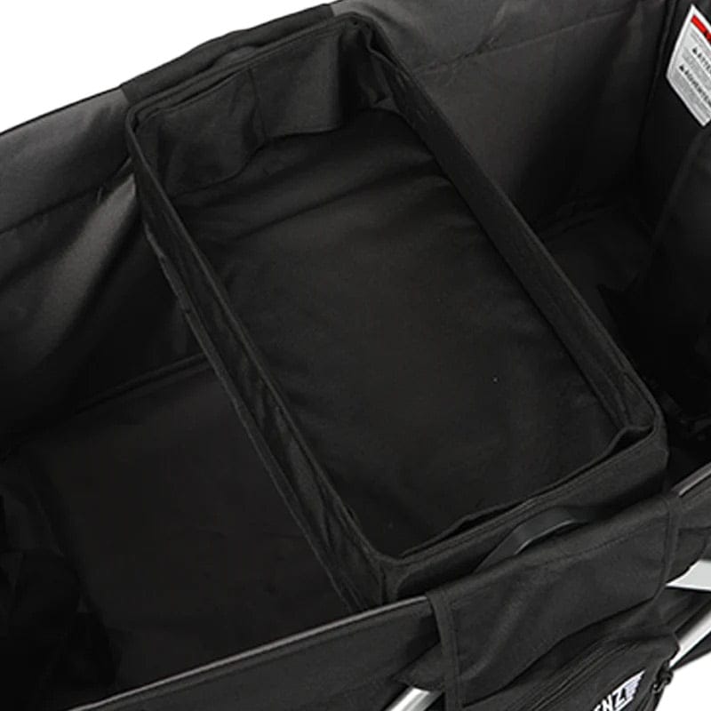 Keenz 7S 2.0 (2 Seater) Stroller Wagon - Black - KEENZ-7S-2.0-BLACK