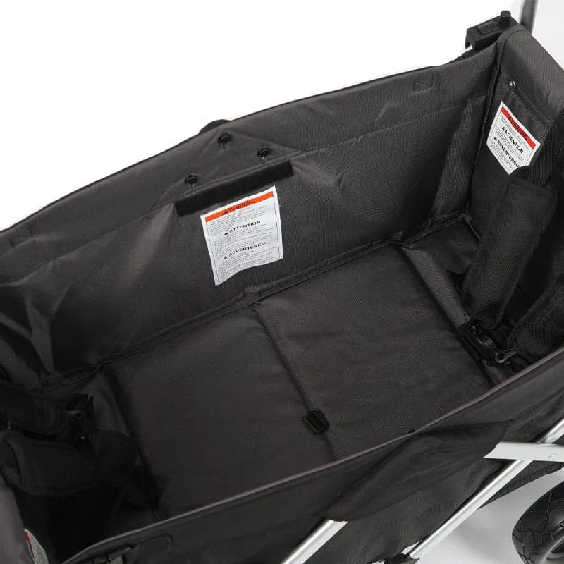Keenz 7S 2.0 (2 Seater) Stroller Wagon - Black - KEENZ-7S-2.0-BLACK