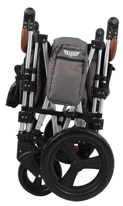 Keenz 7S 2.0 (2 Seater) Stroller Wagon - Grey - KEENZ-7S-2-0-GRAY