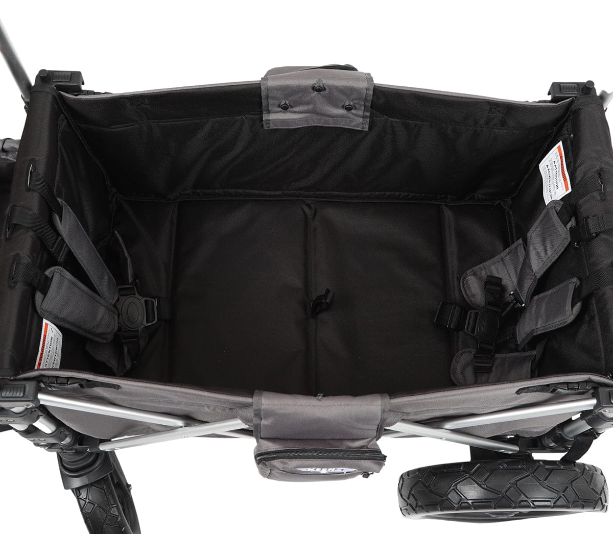 Keenz 7S 2.0 (2 Seater) Stroller Wagon - Grey - KEENZ-7S-2-0-GRAY