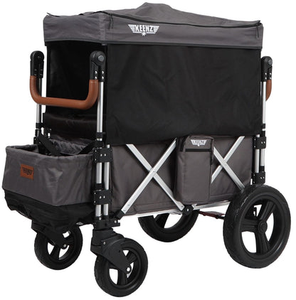 Keenz 7S 2.0 (2 Seater) Stroller Wagon - Grey - KEENZ-7S-2-0-GRAY