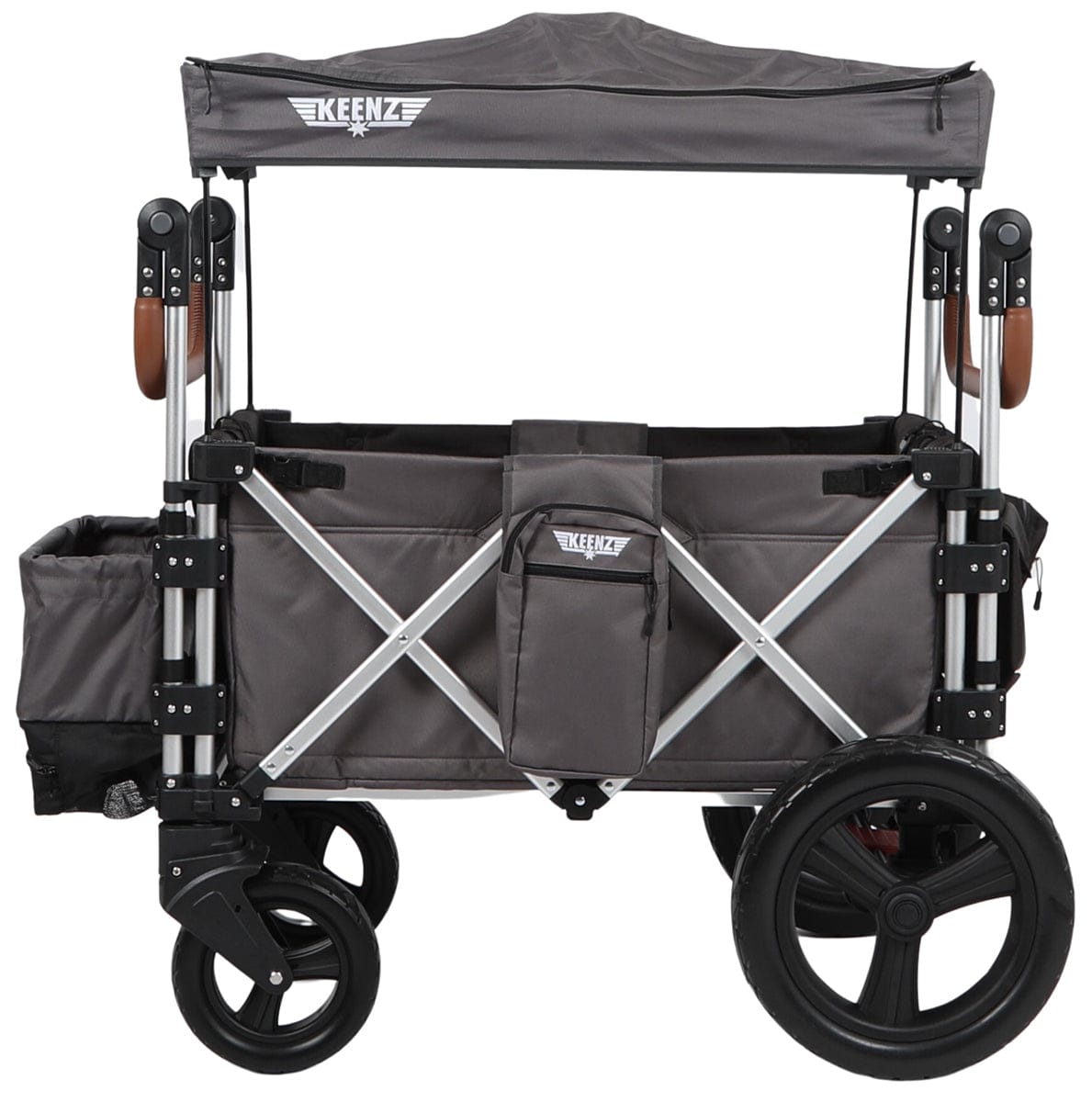 Keenz 7S 2.0 (2 Seater) Stroller Wagon - Grey - KEENZ-7S-2-0-GRAY