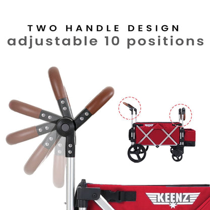 Keenz 7S Stroller Wagon - Red - KEENZ-7SRED