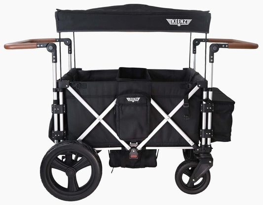 Keenz OPEN BOX 7S+ (4 Seater) Stroller Wagon - Black - KEENZ-7SPLUS-BLACK-ob