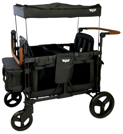 Keenz XC+ 2.0 (4 Seater) Stroller Wagon - Black - KEENZ-XC-PLUS-2-0-BLACK