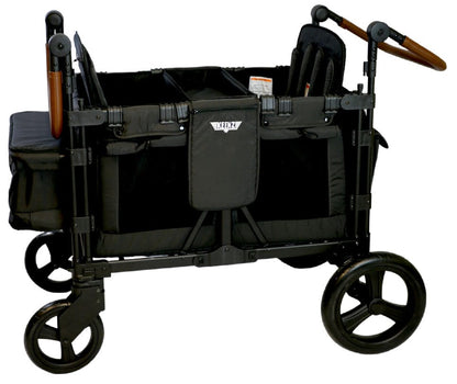 Keenz XC+ 2.0 (4 Seater) Stroller Wagon - Black - KEENZ-XC-PLUS-2-0-BLACK