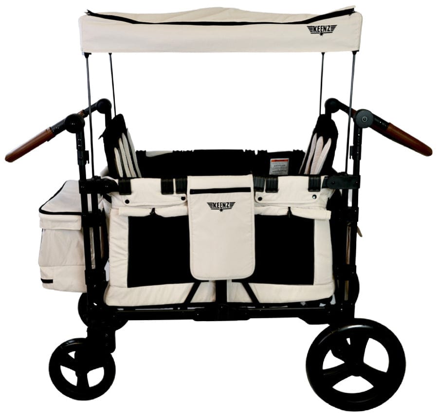 Keenz XC+ 2.0 (4 Seater) Stroller Wagon - Cream - KEENZ-XC-PLUS-2-0-CREAM