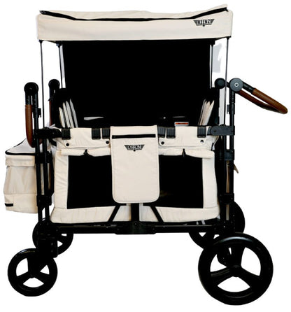 Keenz XC+ 2.0 (4 Seater) Stroller Wagon - Cream - KEENZ-XC-PLUS-2-0-CREAM